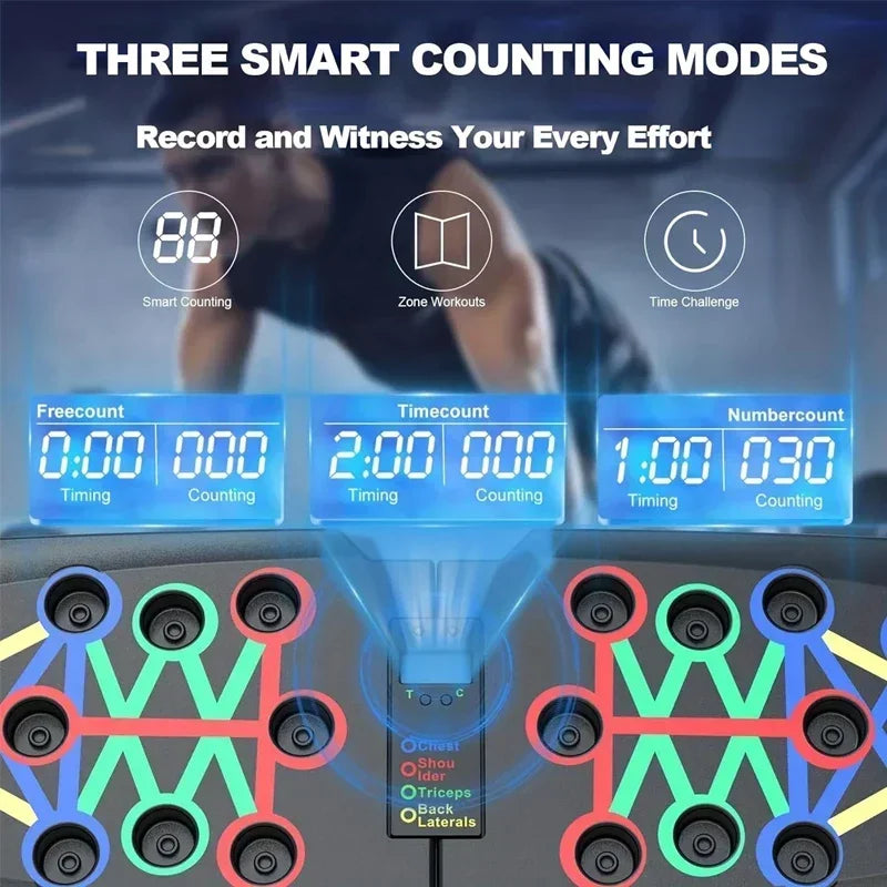 Ultimate 22-1 Smart Push up Board with Body Sensor
