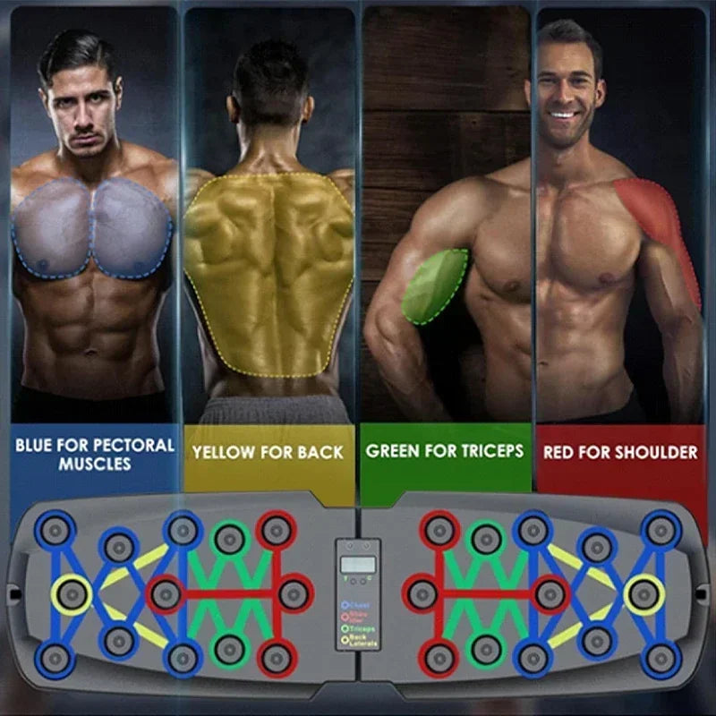 Ultimate 22-1 Smart Push up Board with Body Sensor