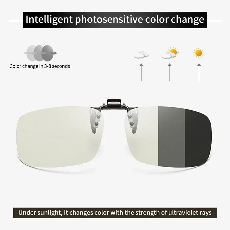 Uv Protection Polarized Fishing Glasses Clip Lenses Night Vision Glasses Clip Polarized Clips Outdoor Shading Lenses Pesca